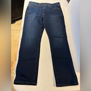 Spanx Jeans 5 Pocket High Rise Straight